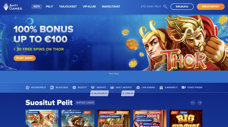 AHTI Games Homepage